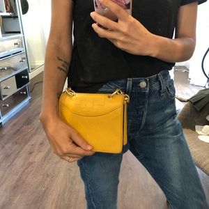 Tory Burch Alexa Mini Mustard CROSSBODY